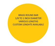 BRASS ROUND BAR ROD (CZ 121)-