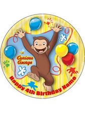 Curious George Edible Cake