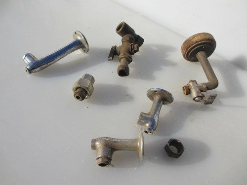 Victorian brass gas wall - brass, light
