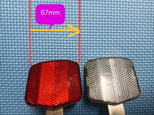 Vintage bicycle reflectors - bicycle,
