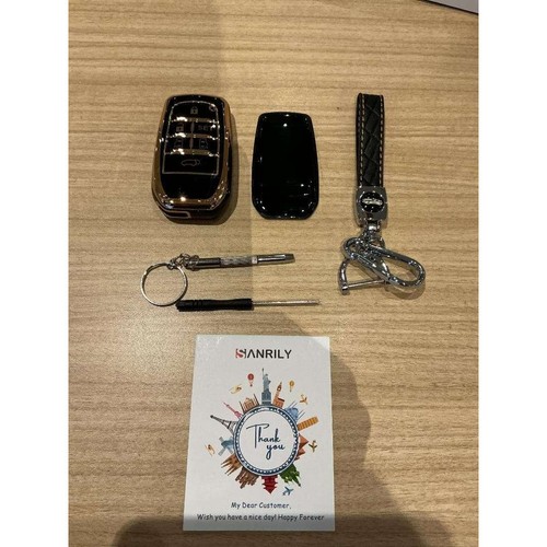 Toyota leather key case black - toyota,
