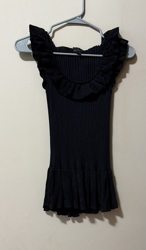 Worthington black ribbed knit - black,