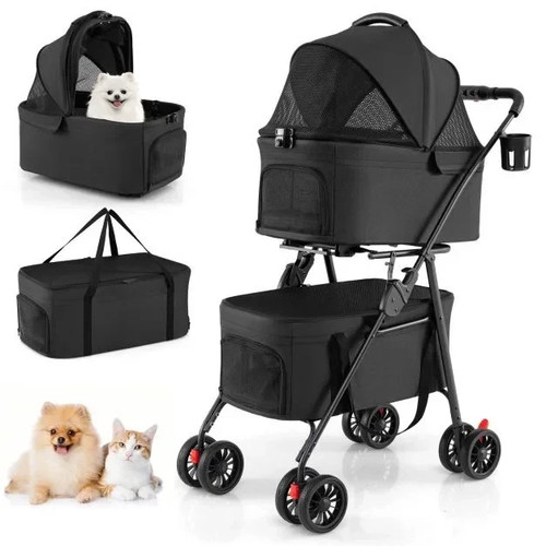 Double pet stroller 1 - stroller, 3