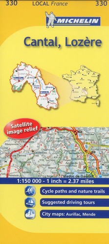 Cantal lozere michelin local - cantal,,
