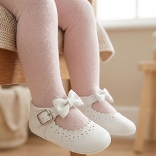 Baby girl shoes bow pram - baby,