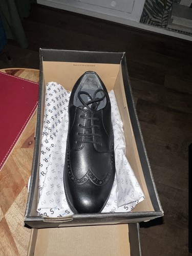 Startrite black leather - leather, brogue