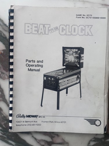 Bally beat the clock parts - beat,