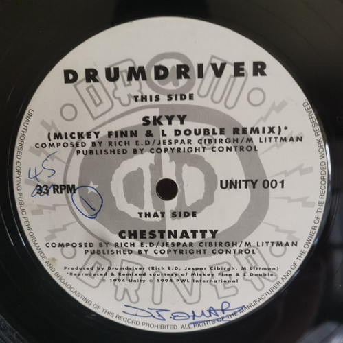 Jungle vinyl drumdriver - 12", drumdriver/