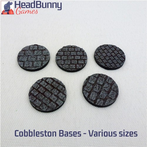 Round cobblestone bases - bases, scenic