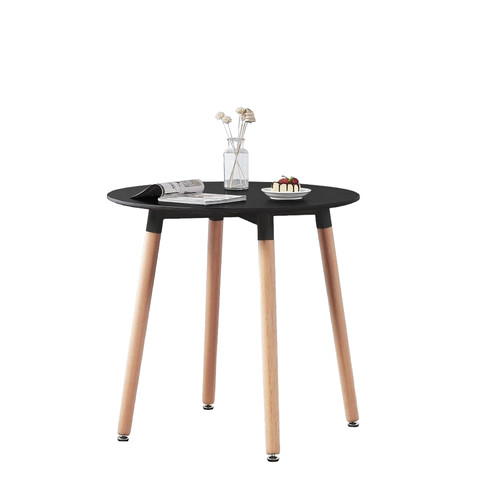 Halo round dining table black - round,