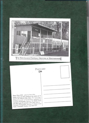 Football postcard tring - postcard.,