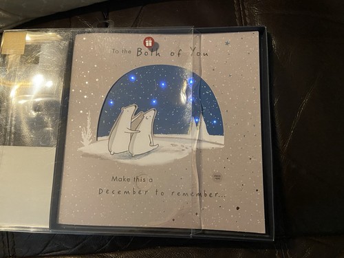 New boxed christmas card - new,