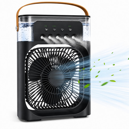 Portable misting fan - portable,