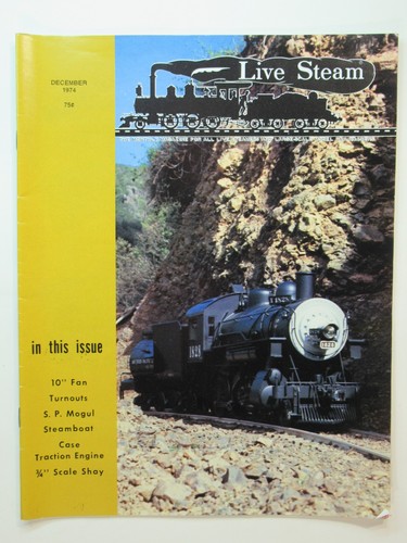 Live steam magazine - live, 1974