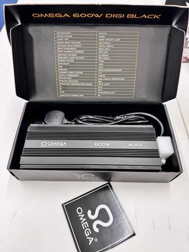 Omega 600w digi black light - black,