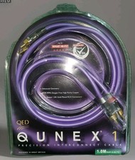 QED Qunex 1 Balanced Low Level  Signal Cable Interconnects - 1 metre. Length NEW