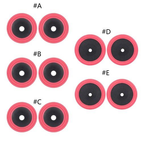 Paper speaker cones - cones, red