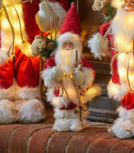 Santa led decoration standing - santa,