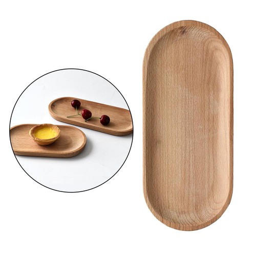 Wooden oval serving - wooden,