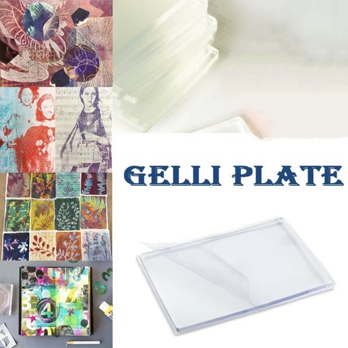 Reusable gel printing - reusable, plate