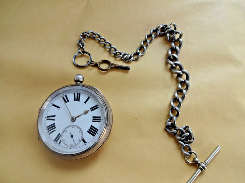 Large antique stirling silver - large,