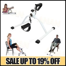 Mini Portable Pedal Exercise Bike Arm Leg Foot Resistance Cycle Pedal Exerciser