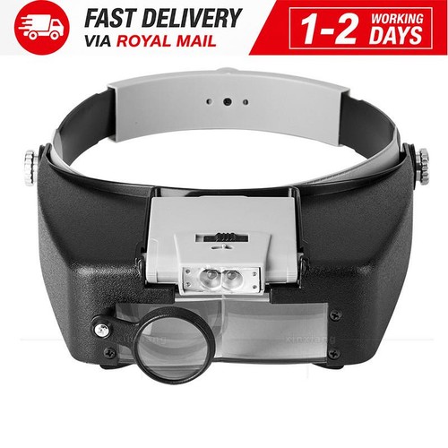 Magnifying glass headset led - magnifying,