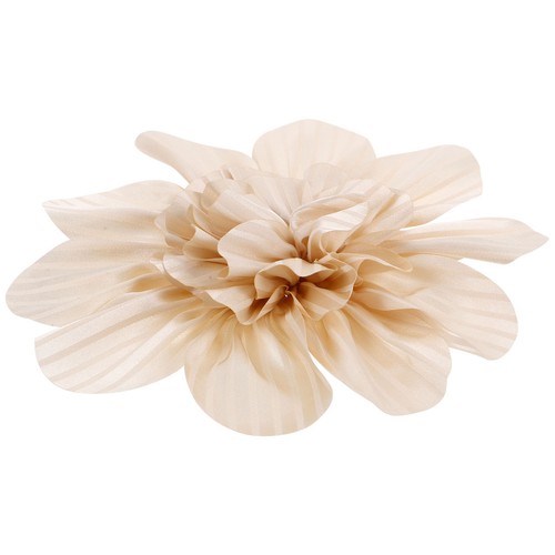 Chiffon fabric flower brooch - fabric,