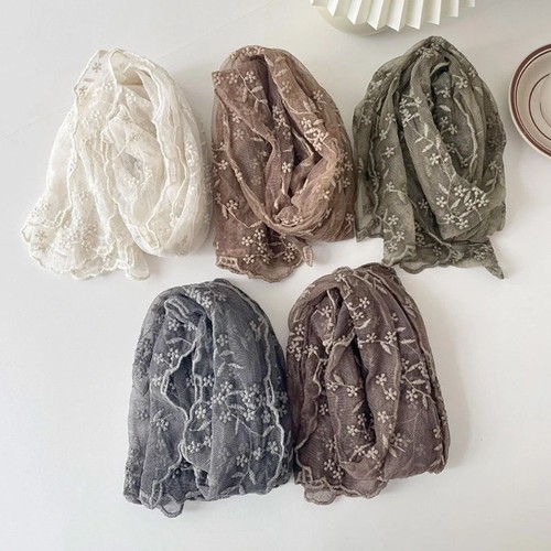 Long sunscreen lace shawl - sunscreen,