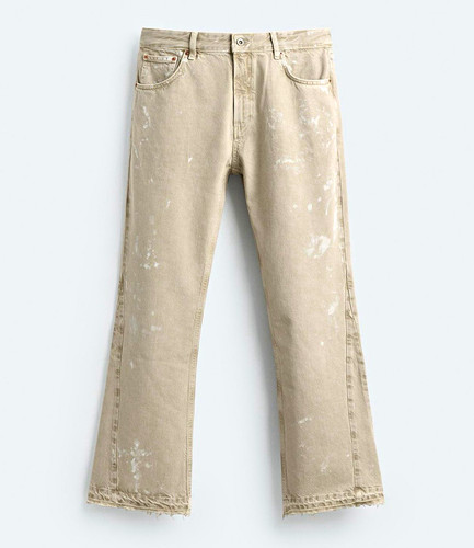 Zara limited flared jeans - limited, with