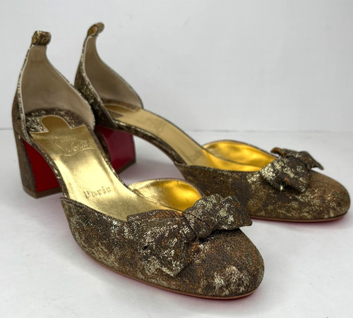 Christian louboutin gold - louboutin,