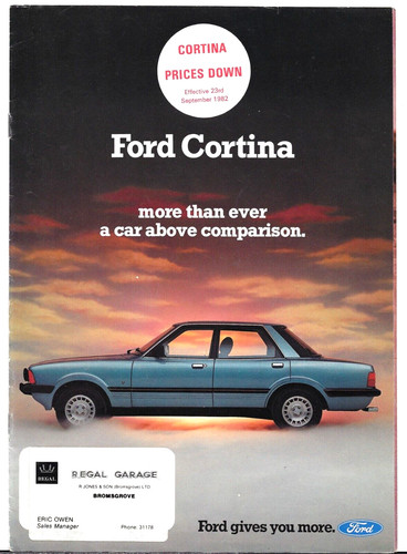 Ford cortina mk5 - ford, uk