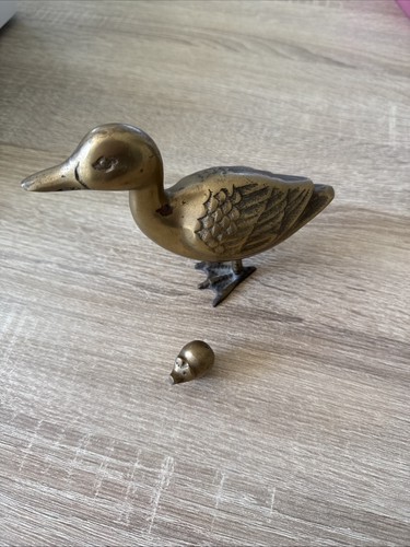 Rustic brass duck and - rustic,