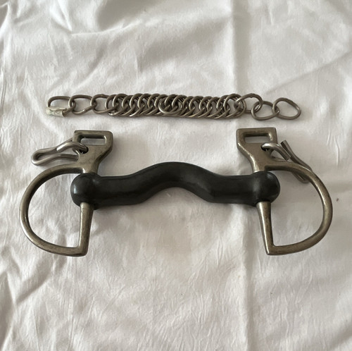 Stainless steel kimblewick - stainless,