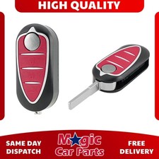 3 Buttons Remote Flip Key Fob Case Cover Shell For Alfa Romeo Mito Guiletta