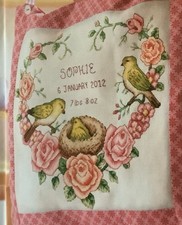 Cross stitch chart bird s - cross, bird’s