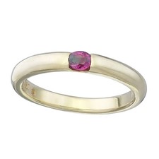 Ruby 750 Yellow Gold Ring