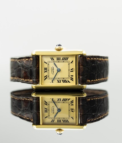 Cartier tank vermeil must - must, de