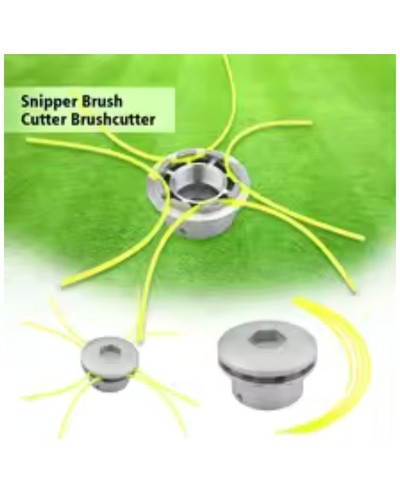 Aluminium strimmer head grass - aluminium,
