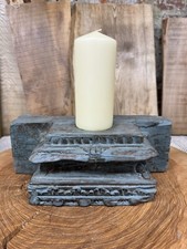 Rustic Church Candle Holder /