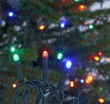 8 Function Multi Colour 9.5mtr Fairy Lights 160 LED UK Mains Plug Christmas Tree