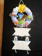 Handmade Kids Door Sign Plaque Ornament Name Bedroom Decorations Hanging Used