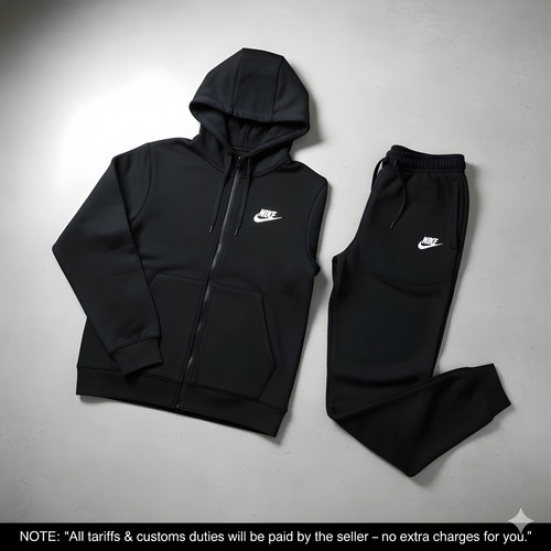Men black nike - black, full