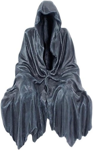 Resin black meditating grim - black,