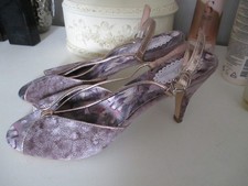 JOE BROWNS VELOUR SLING BACKS