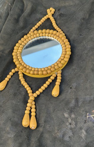 Vintage wooden beaded - wooden,