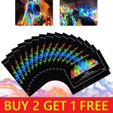 12pcs Magic Neon Flames Colour Changing Mystical Fire Bonfire Sachets Pit Colour