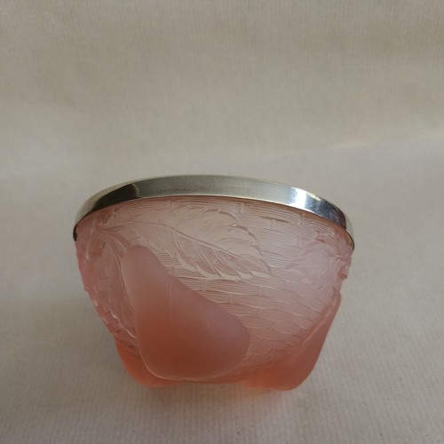 Antique pink satin glass - antique, pear