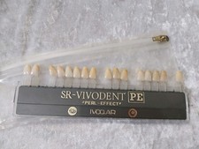 Ivoclar Shade Guide Tooth Guide SR- Vivodent Acrylic Teeth Perl Effect Vintage
