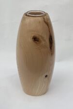 Hand turned Ash wooden vase
